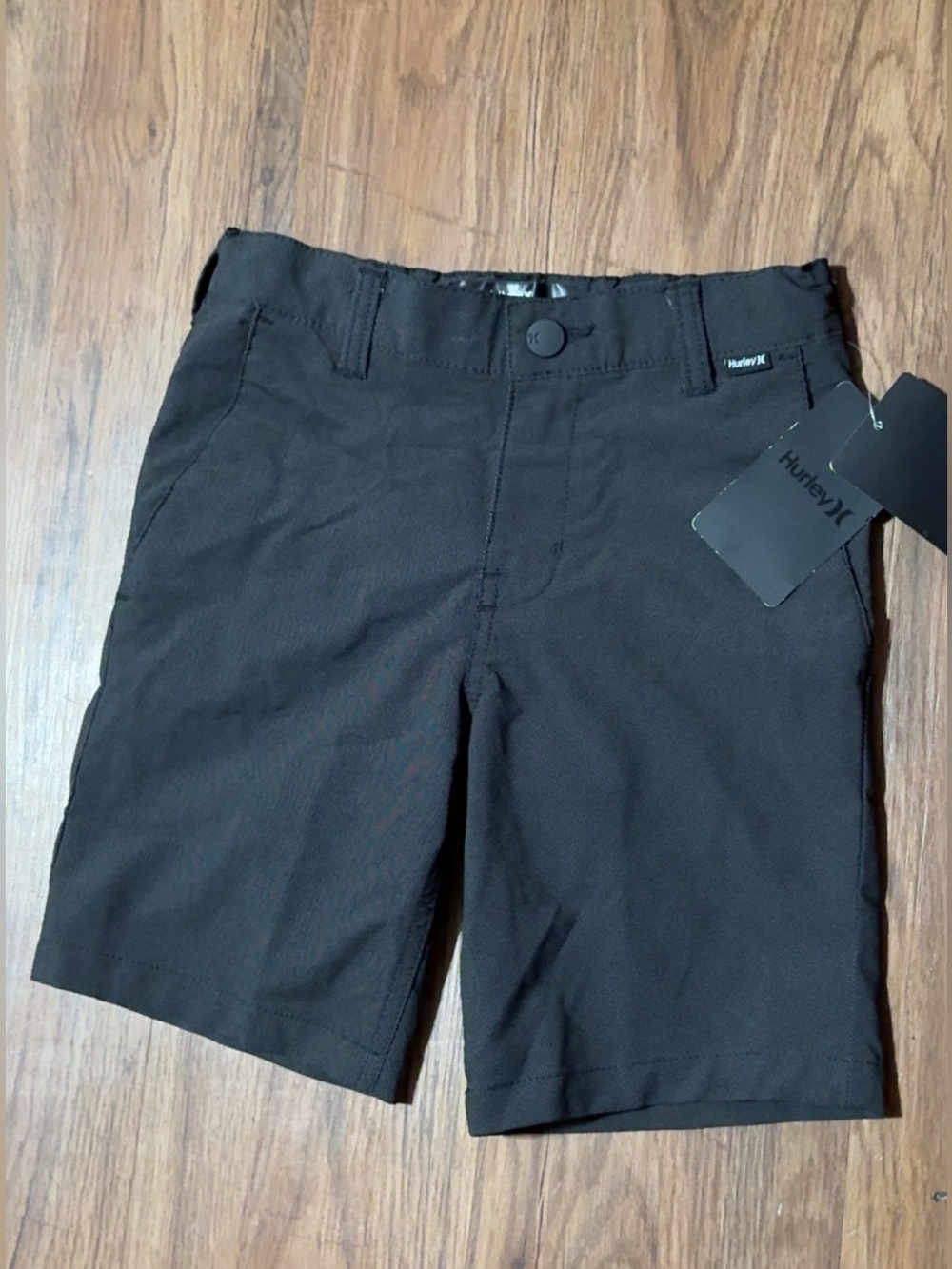 gray NWT Hurley Boys H2O-DRI Hybrid Chino Shorts - Size 6